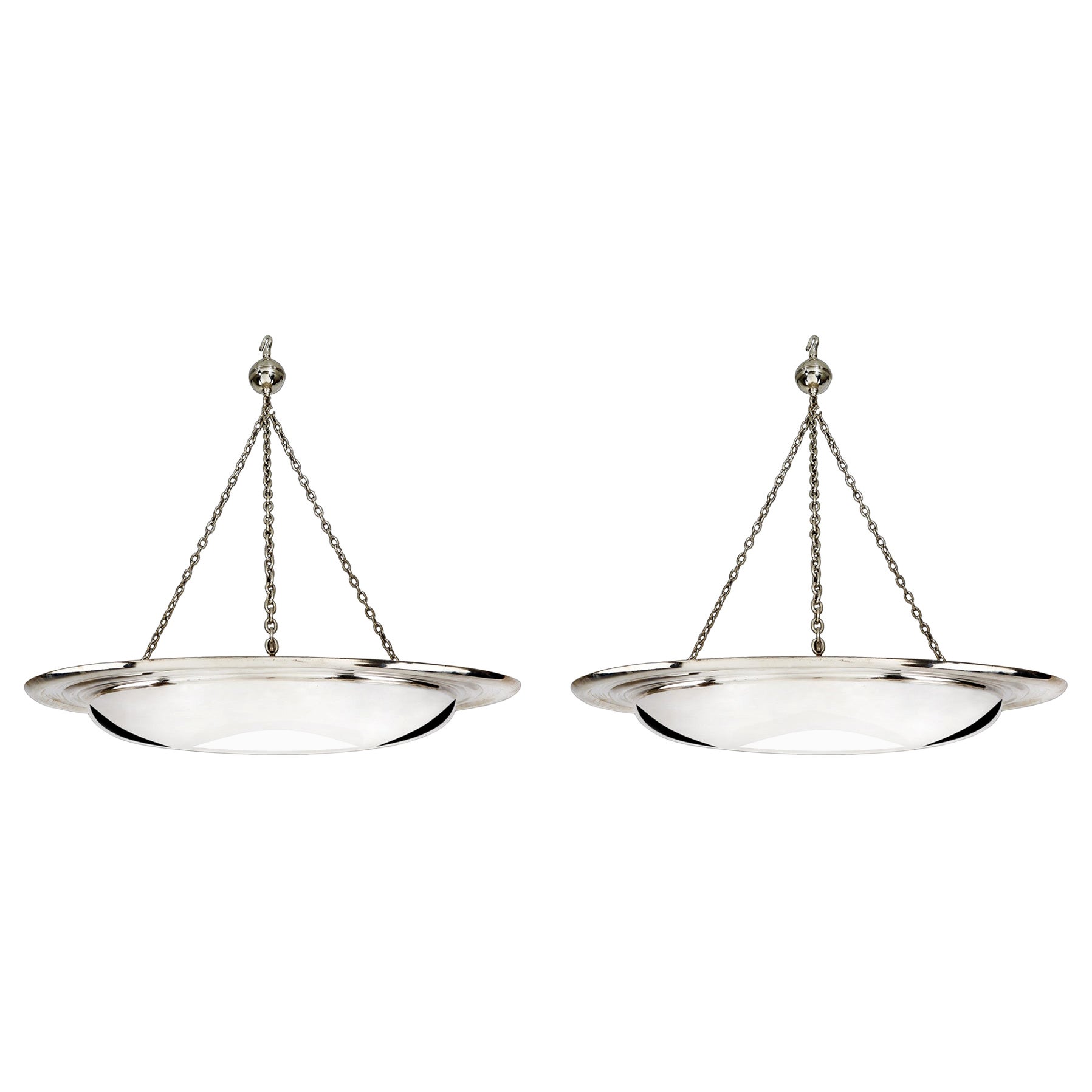 Pair of Hanging Lights For Sale at 1stDibs
