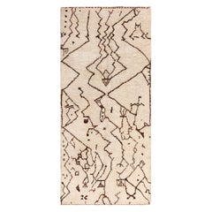 Marokkanischer Vintage-Teppich. 5 ft 5 in x 12 ft 3 in