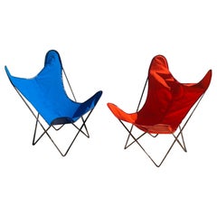 20th Century AA Butterfly Armchairs from Airborne, 1950s, Set of 2