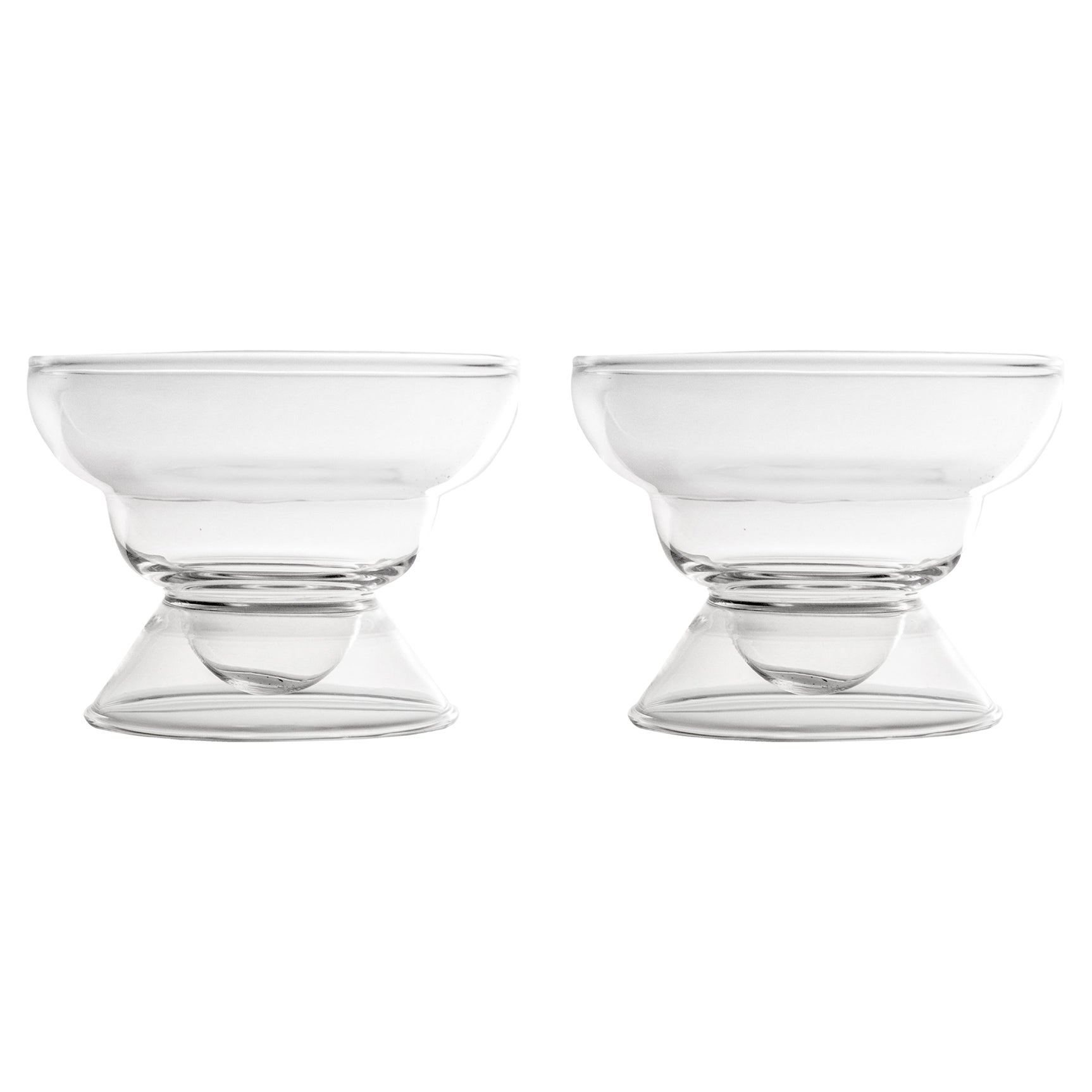 Vasos de agua contemporáneos del siglo XXI x2 Hechos a mano en Italia por Ilaria Bianchi en venta