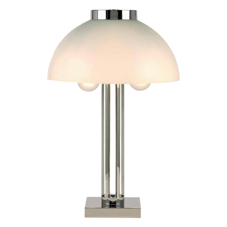 Josef Hoffmann for the Wiener Werkstaette Jugendstil Table Lamp, Re-Edition  For Sale at 1stDibs