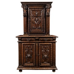 Used 16th Century French Carved Renaissance Cabinet