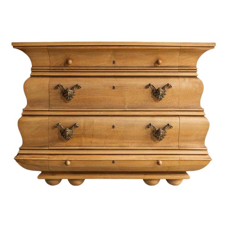 Bleached Walnut Commode For Sale