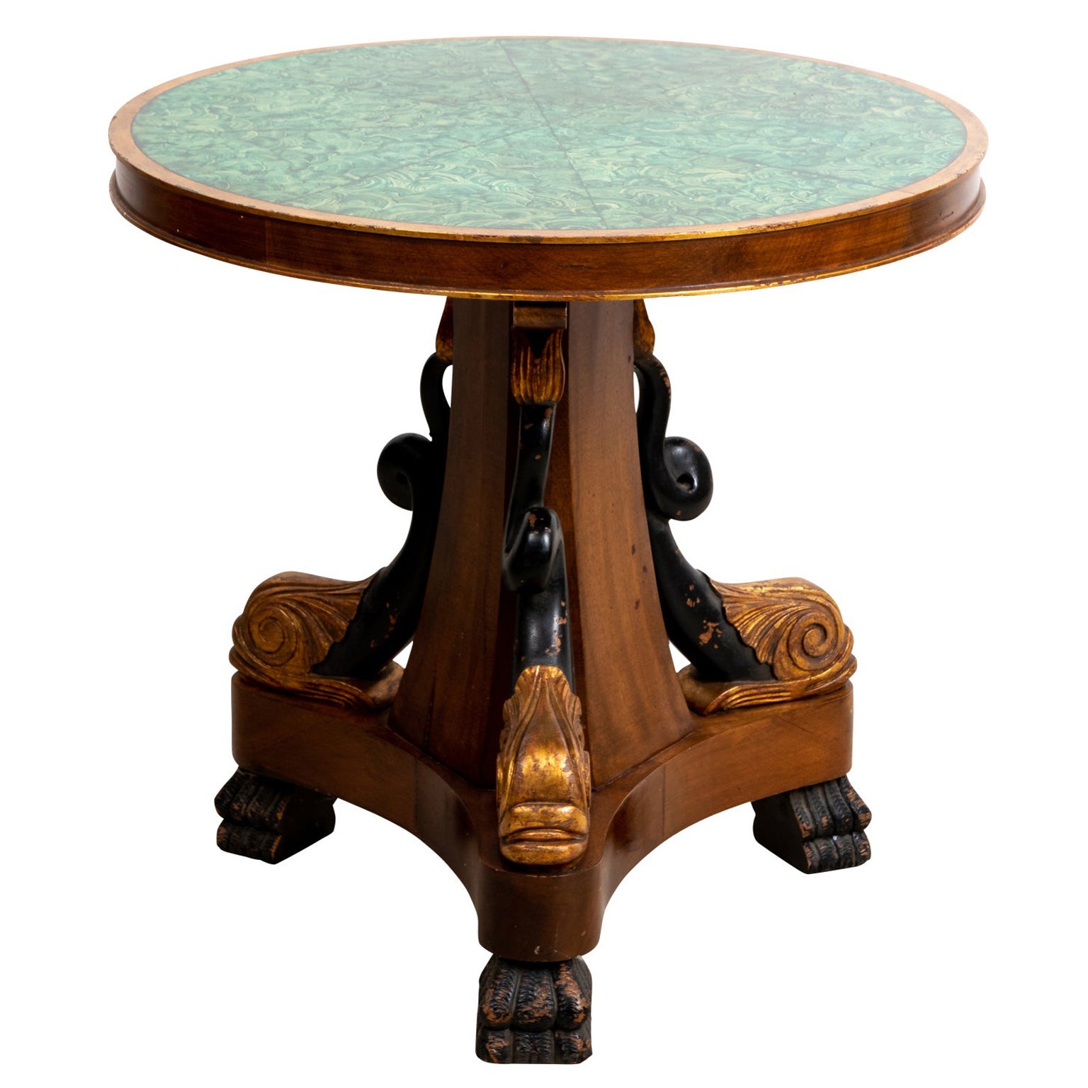 Neoclassical Round Table For Sale