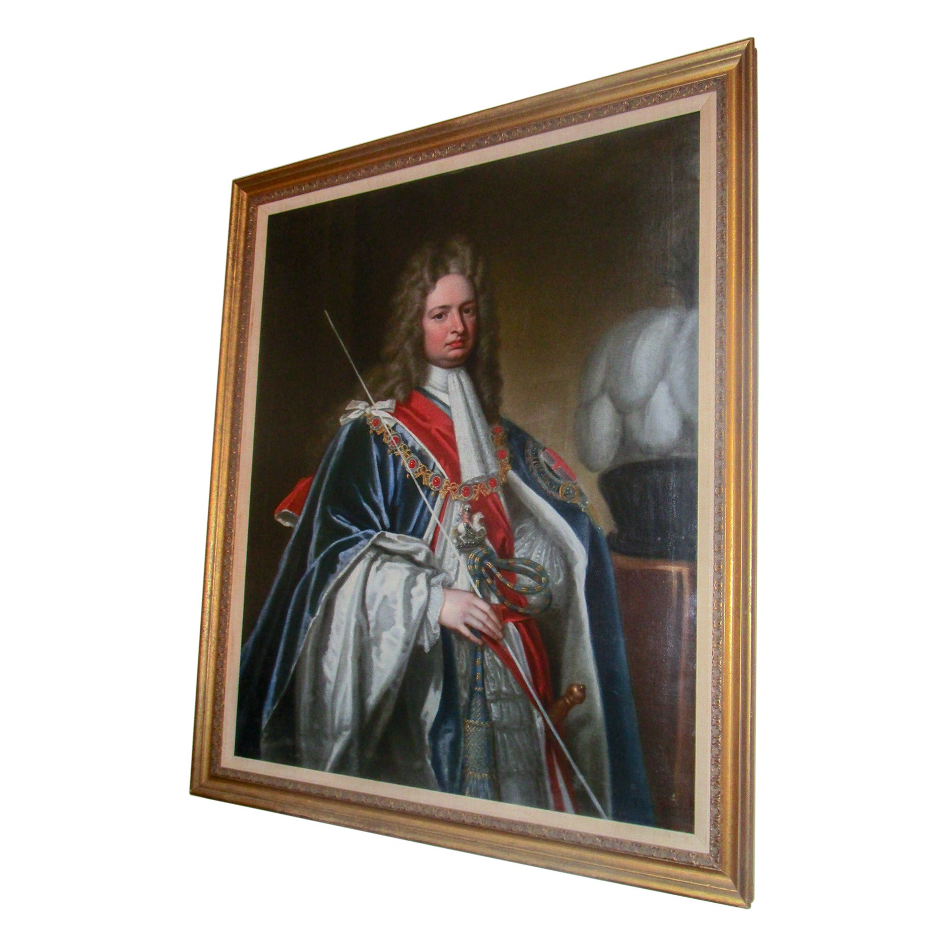 Portrait in Oil of Robert Harley 1st Earl of Oxford by Sir Godfrey Kneller