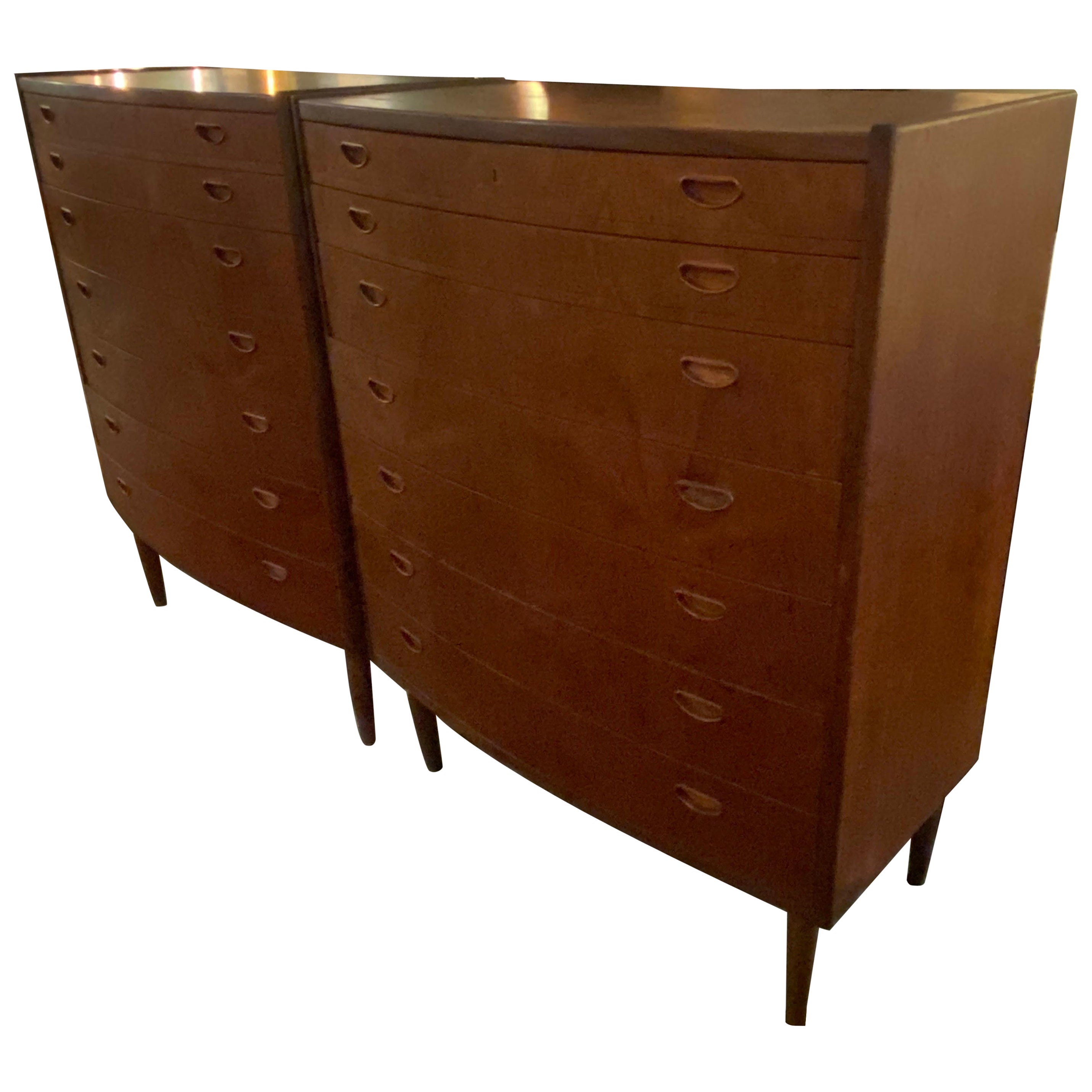 Pair of Oak Dressers by Claude Vassal at 1stDibs