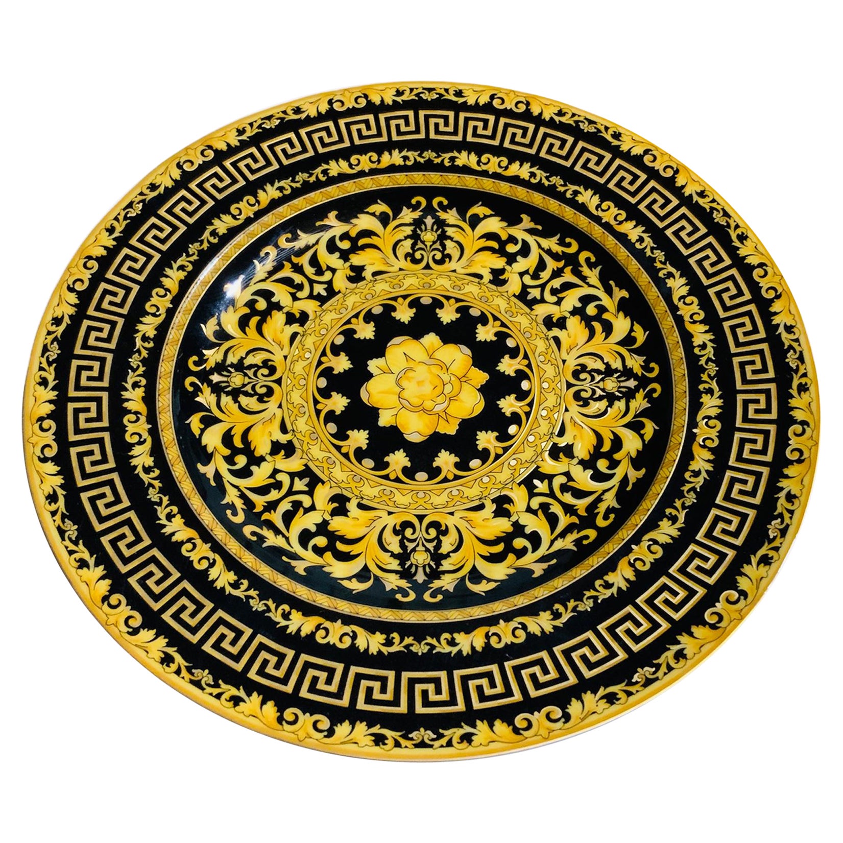 Rosenthal Porcelain Designed by Versace Bread and Butter/ Wall Decor Plate