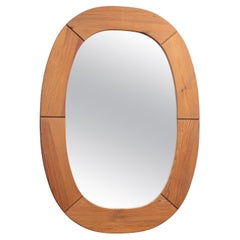 Swedish Pine Wall Mirror by Glasmaster for Markaryd
