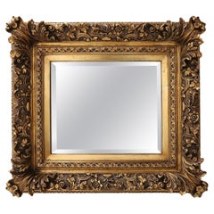 Antique Golden Frame Mirror Ca.1850