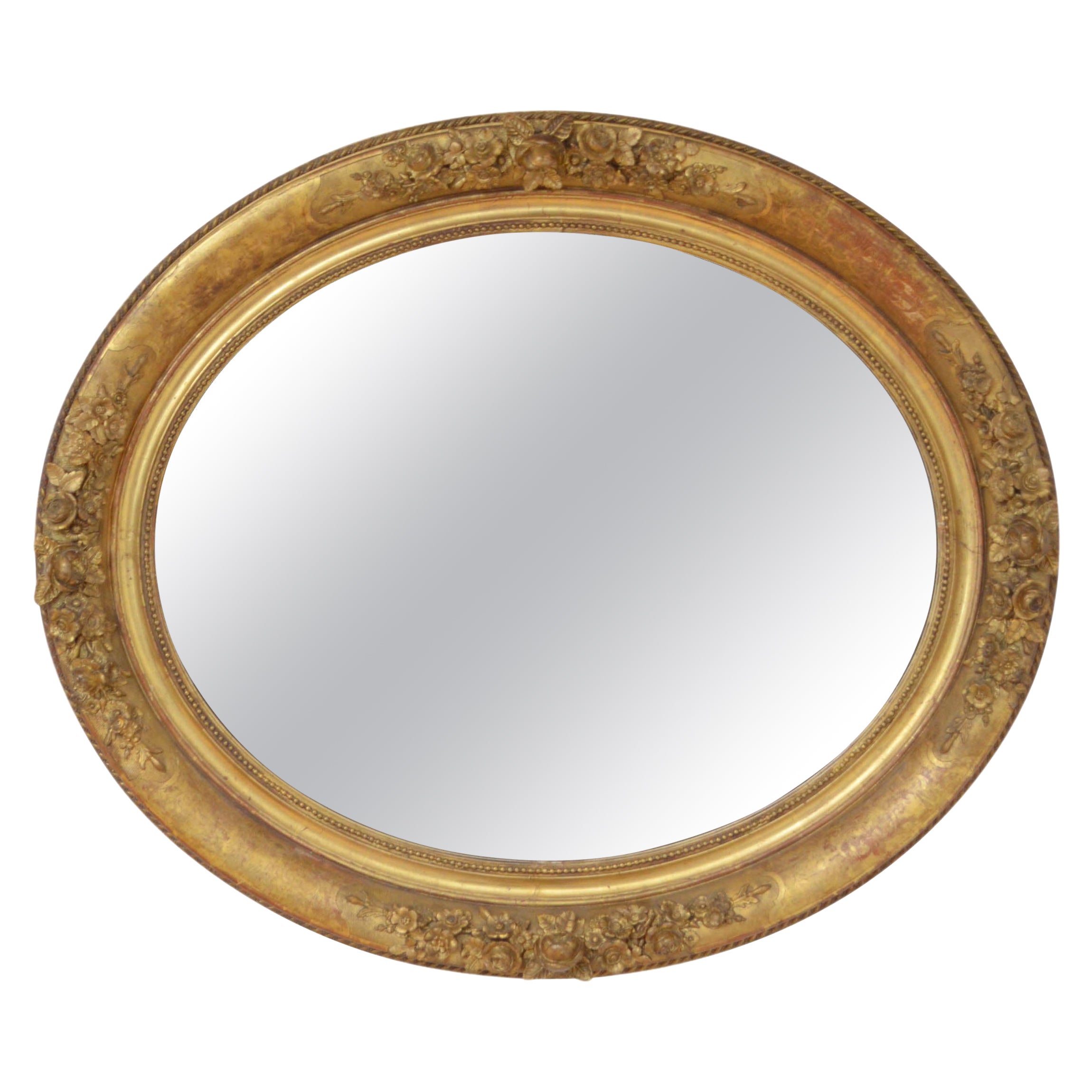 Large 19th Century Giltwood Wall Mirror