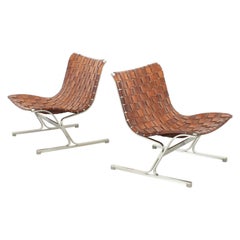Pair of Luar Lounge Chairs by Ross Littell, 1968