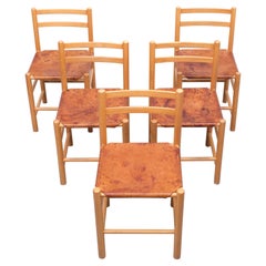 Ate Van Apeldoorn for Houtwerk Hattum Chairs Dutch 1960s 