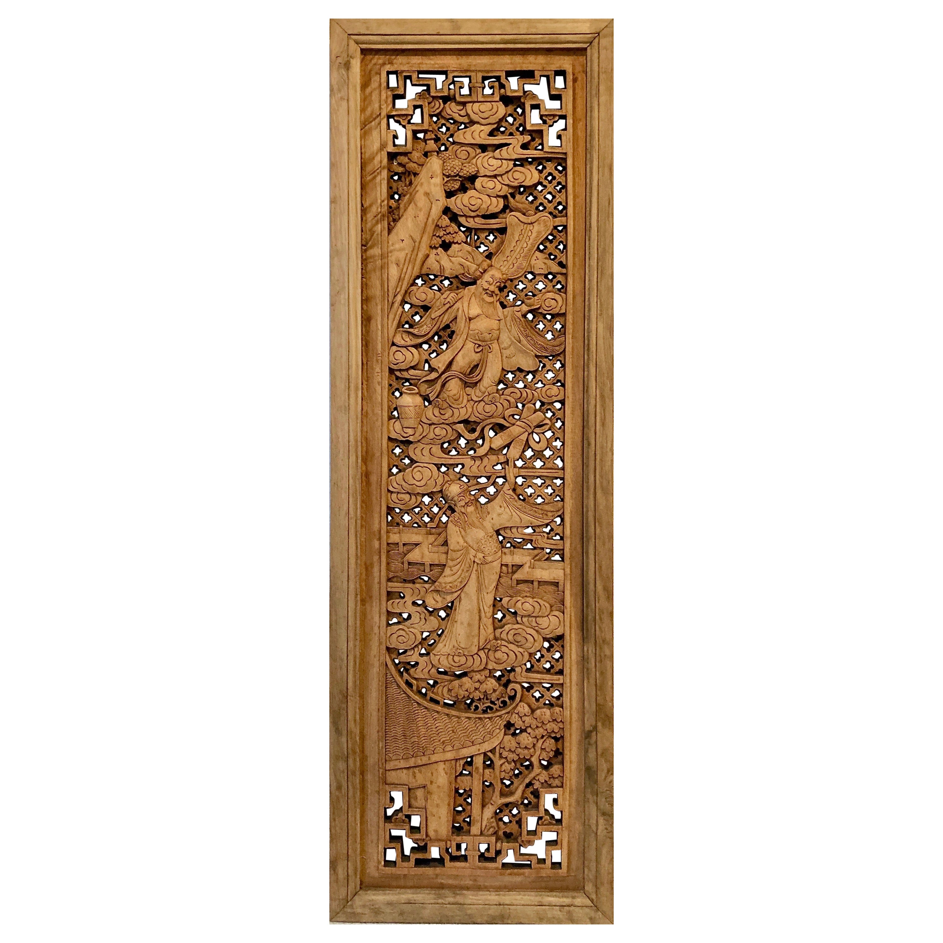 Set of Four Chinese Wall Panels, Decorative, Mother of Pearl, Soapstone ...