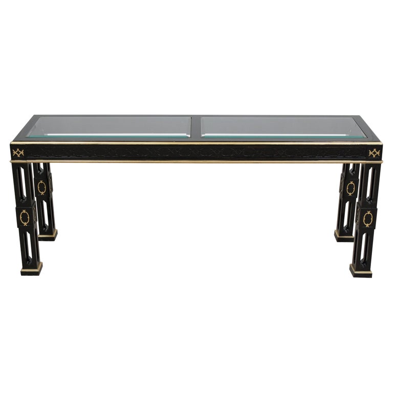 Vintage Hollywood Regency Console Table For Sale at 1stDibs