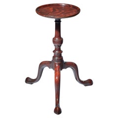 Georgian 18th Century Mahogany Kettle Stand/Wine Table of Diminutive Proportions