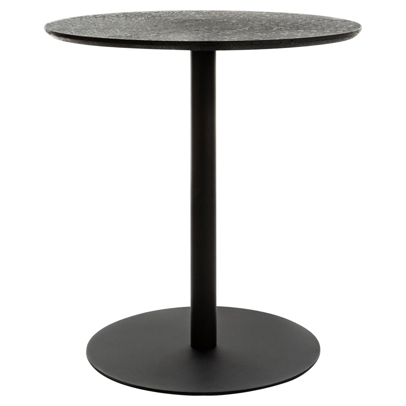Black Terrazzo Round Table Top 'Top Only'