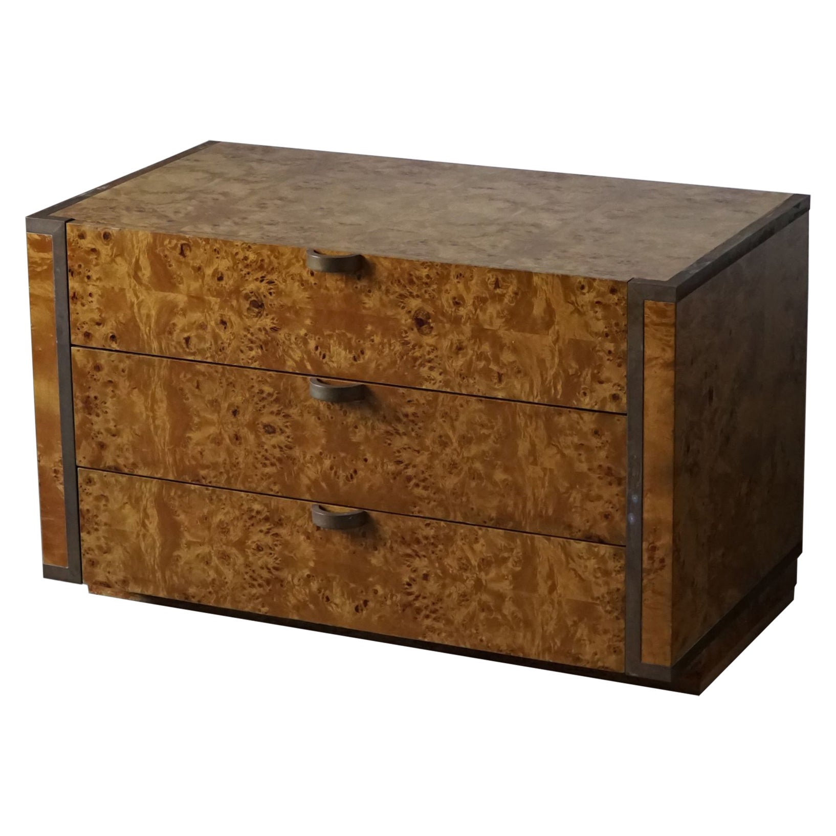 Italian Inspired 1970s Style Rounded Chest of Drawers For Sale at 1stDibs