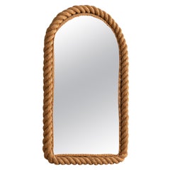 Arched Rope Framed Mirror by Audoux Minet