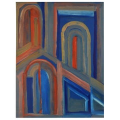 Composition cubiste de Nicolas Issaiev