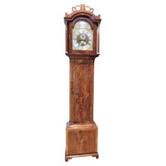 Horloge de parquet géorgienne en acajou de Stephen Mears, Hempnall