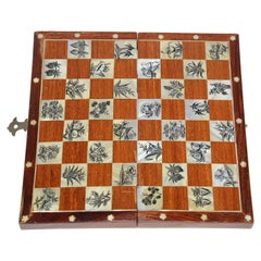 Middle Eastern Moorish Inlaid Chess Board Box