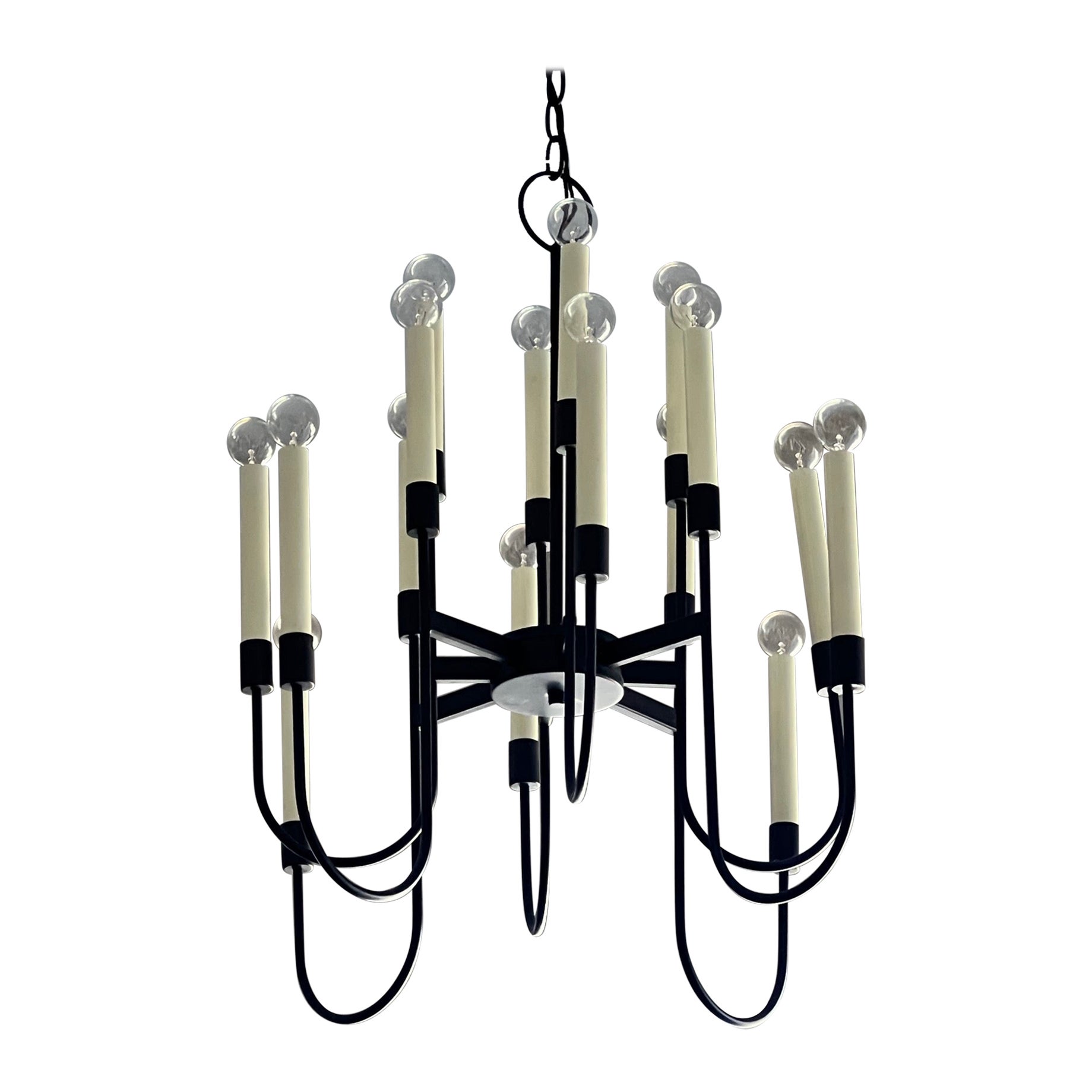 Vintage Sputnik Chandelier by Lightolier at 1stDibs