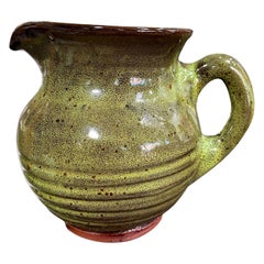 Harding Black Texas Artist Signed Mid-Century Modern Studio Pottery Pitcher