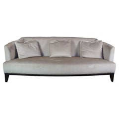 Vintage Barbara Barry For Henredon Transitional Modern 3 Seat Sofa Couch