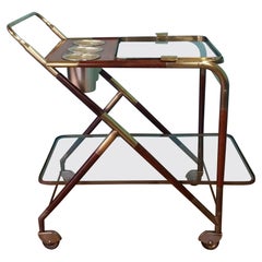 Vintage Mid Century Italian Drinks Trolley by Cesare Lacca