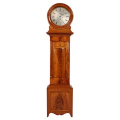 Antique 19th Century Scottish Longcase Clock, Light Mahogany, Victorian circa 1835