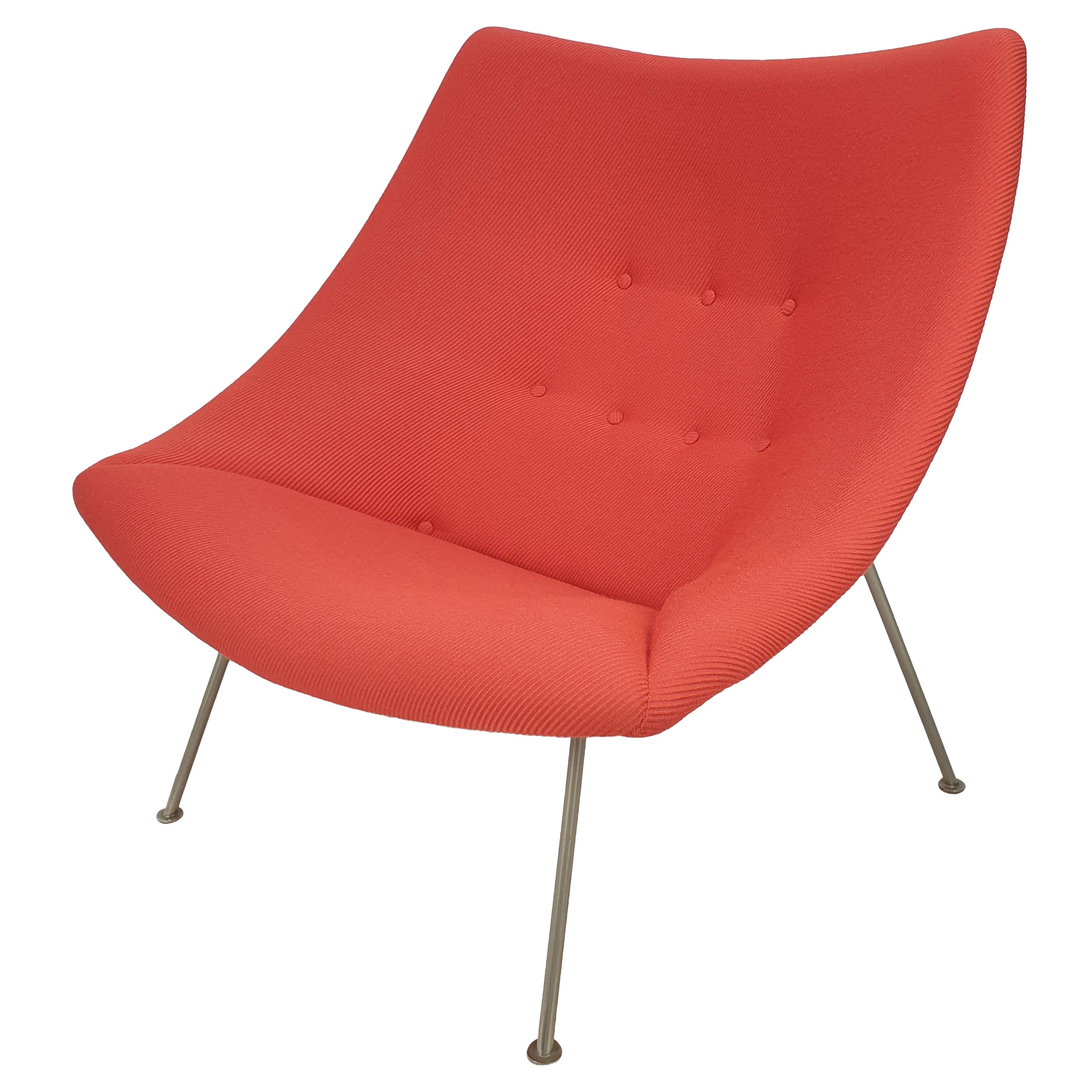 Mid-Century Oyster Lounge Chair by Pierre Paulin for Artifort, 1960s