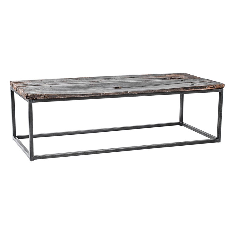 Antique Wood Door Coffee Table at 1stDibs