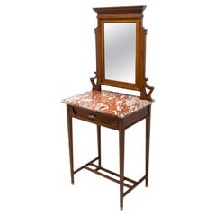 Vintage Viennese Secession Dressing Table with Mirror, 1910