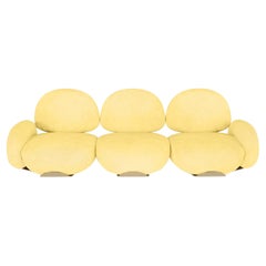 Mid Century Velvet Karlotta Sofa by Karim Rashid