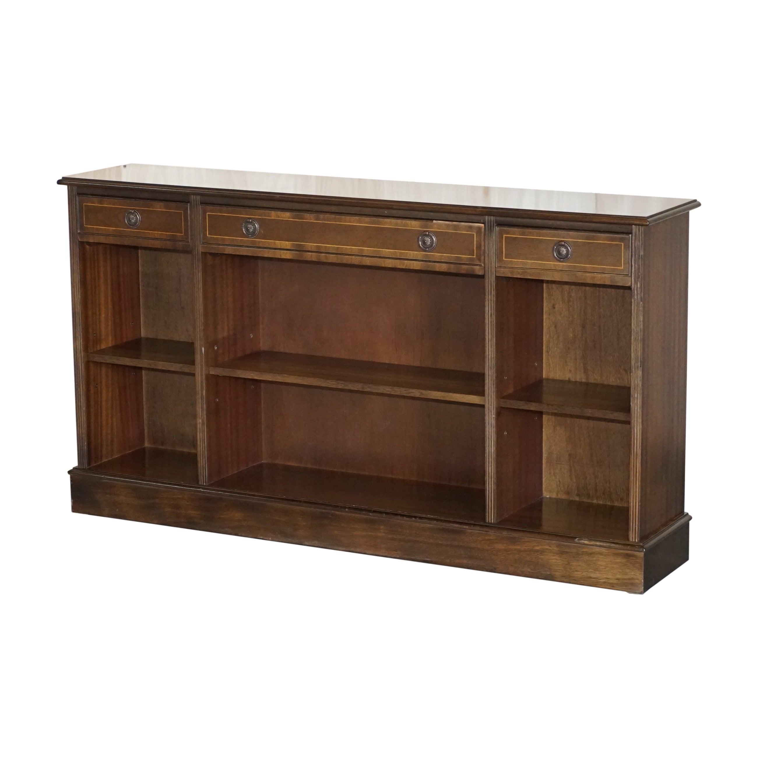 Gillow and Co Walnut Sideboard or Open Bookcase at 1stDibs