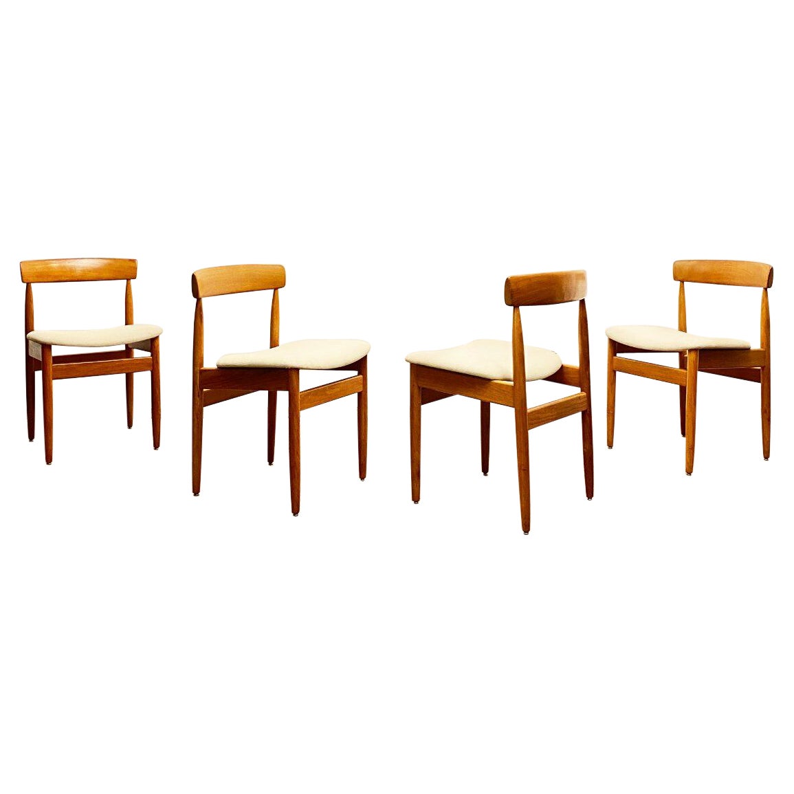 Danish Mid-Century Modern Teak Dining Chairs by Farsö Stolefabrik, Set of 4