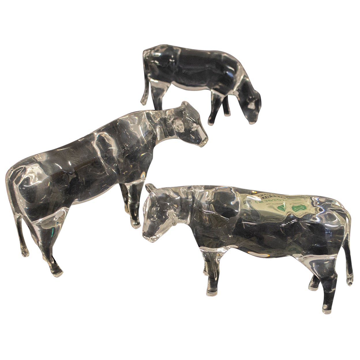 Vintage Acrylic Cows 