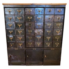 Vintage Industrial Multi Drawer Cabinet
