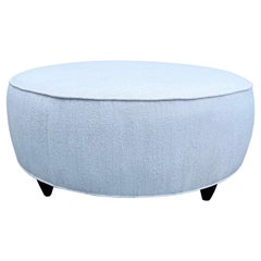 Round Vintage Ottoman by T.H. Robjohns-Gibbings