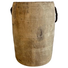 Vintage Wood Vessel or Vase