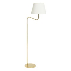 Mid-Century Brass Floor Lamp by Bergboms