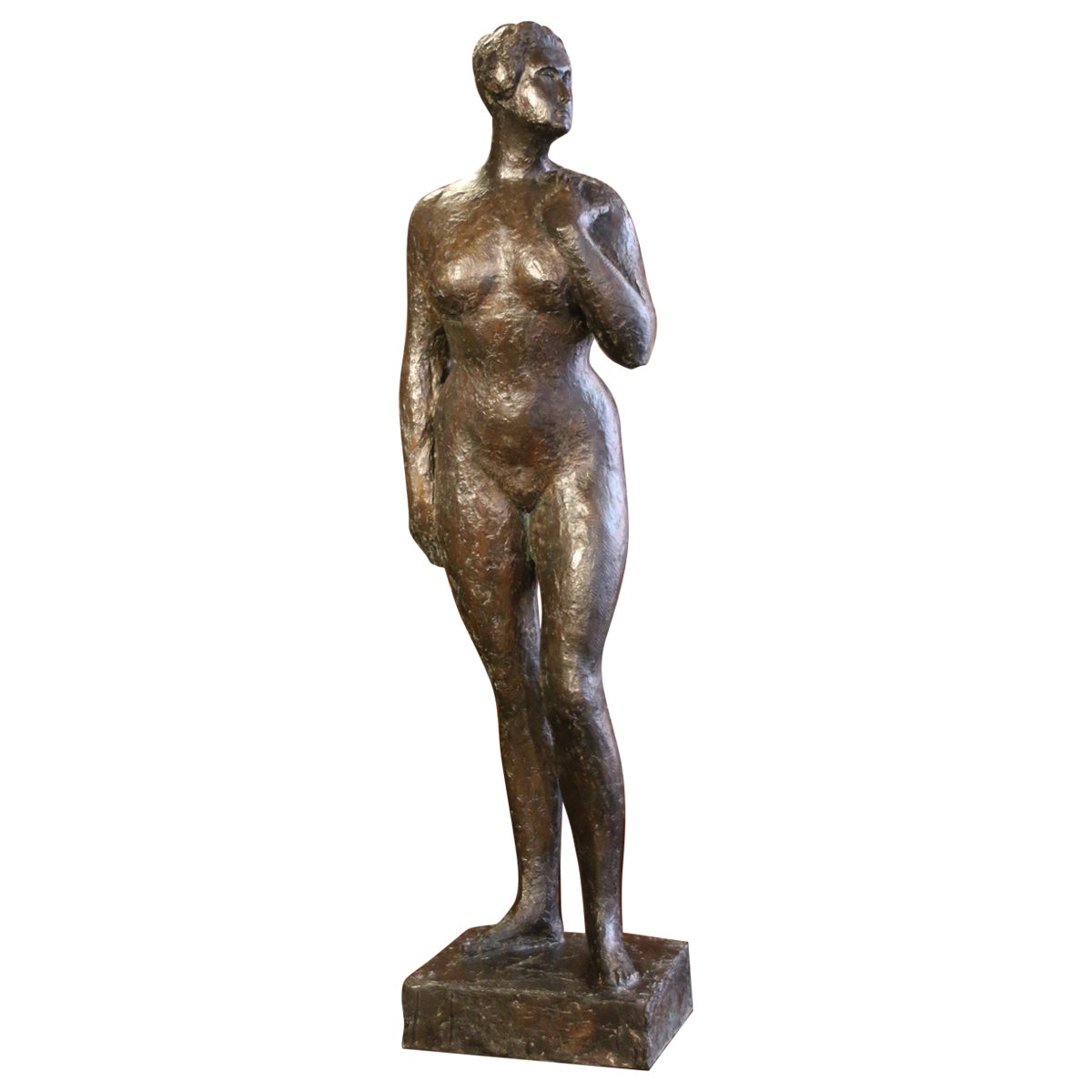 René Collamarini, "Woman Standing with Her Hand on Her Shoulder", 20th Century For Sale