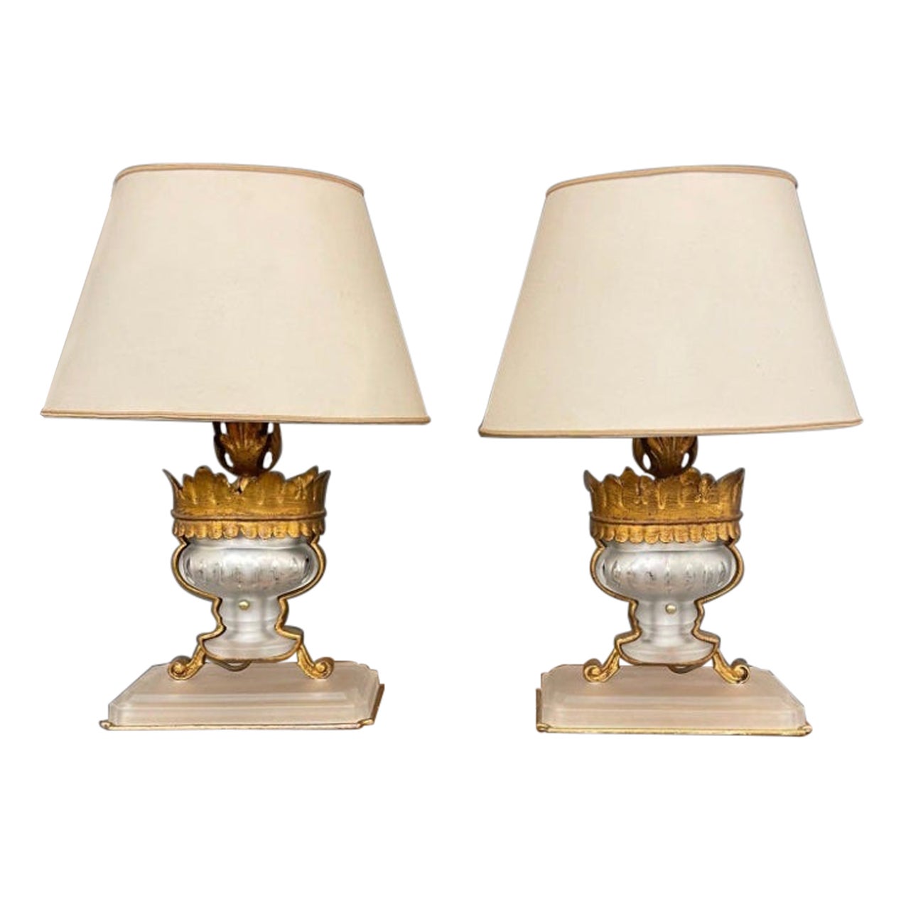 Pair of Table Lamps in the Style of Maison Bagues