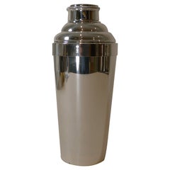 Large French Art Deco Silver Plated Cocktail Shaker, c.1930's