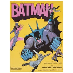 Batman R1970s French Petite Film Movie Poster