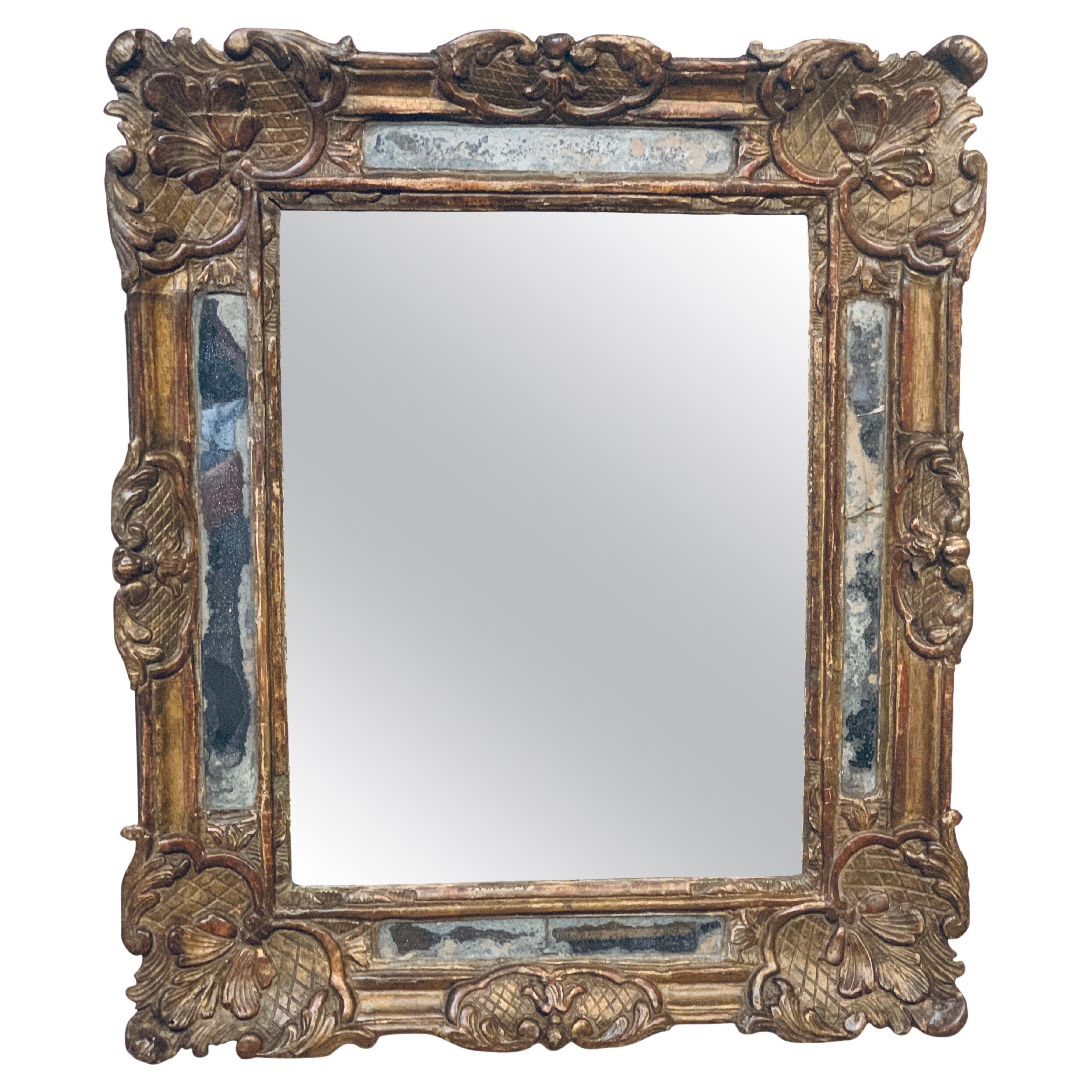 Louis XV Carved and Gilt Mirror, Circa 1765-70