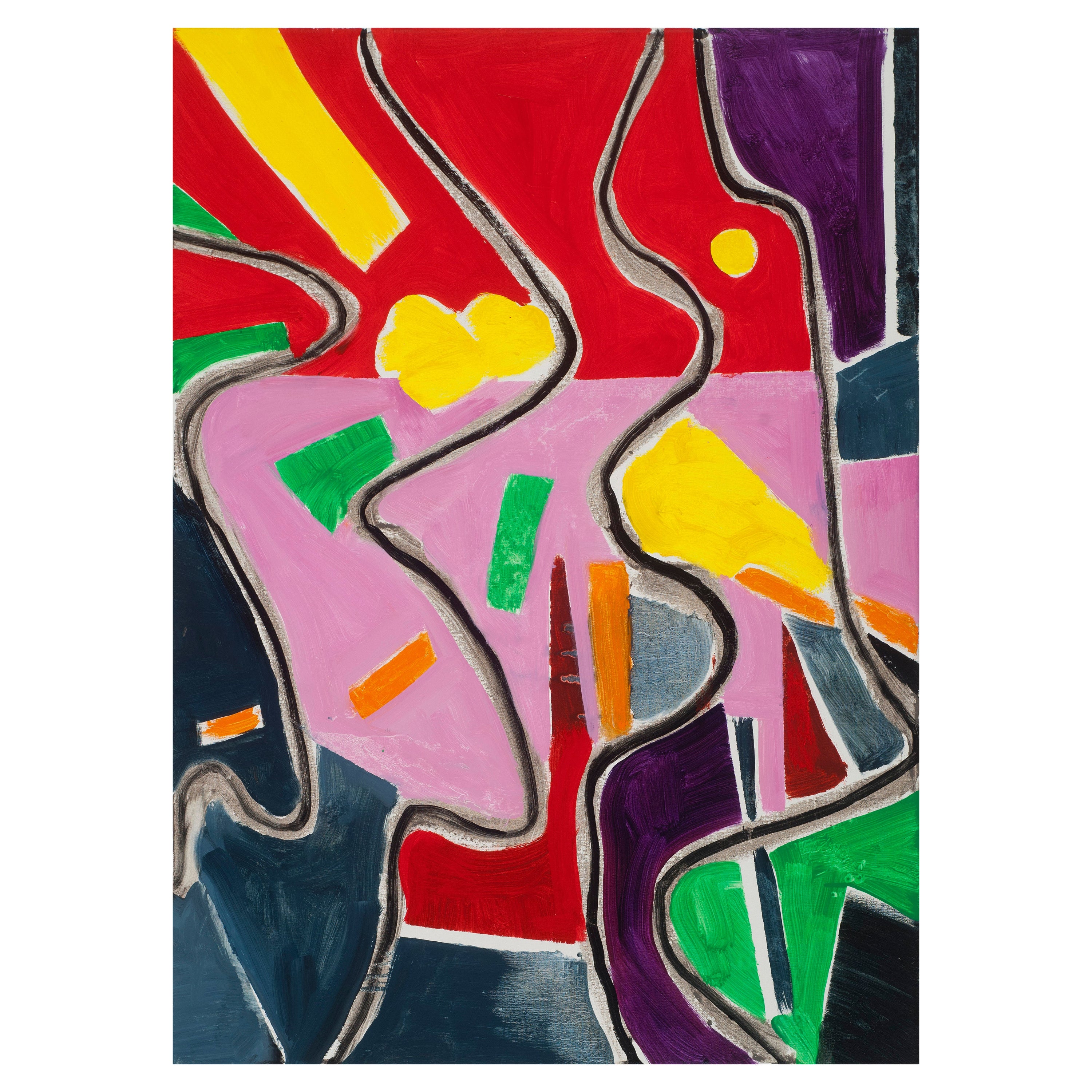 Gerson Leiber "Lo trovo attraente" Olio su lino, 2015