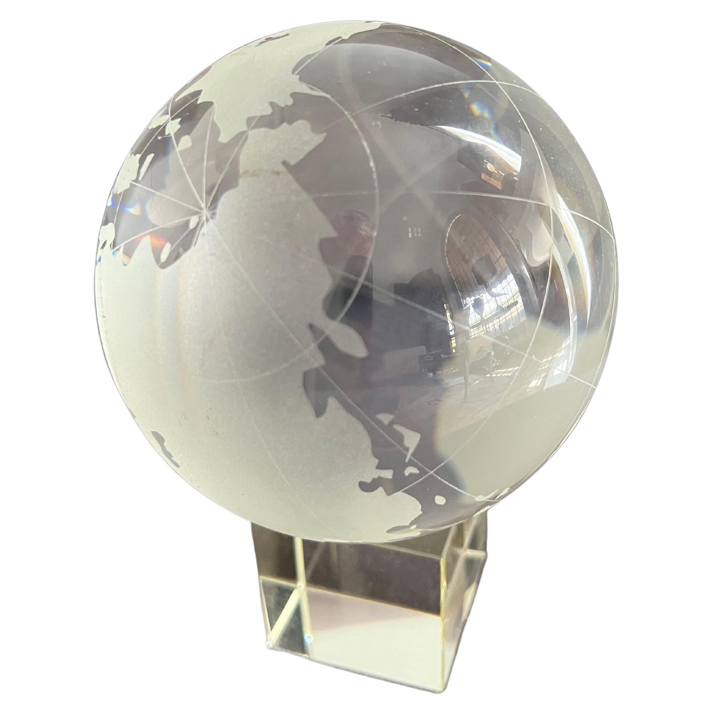 Crystal Glass Gazing Globe For Sale