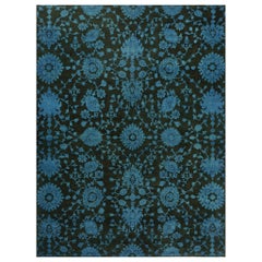 Mehraban Overdye-Teppich im Vintage-Stil im Überdye-Design