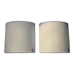 1970, Pair of Vintage Wall Lamps, Leucos Production